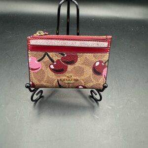 Coach Cherry Print Slim ID